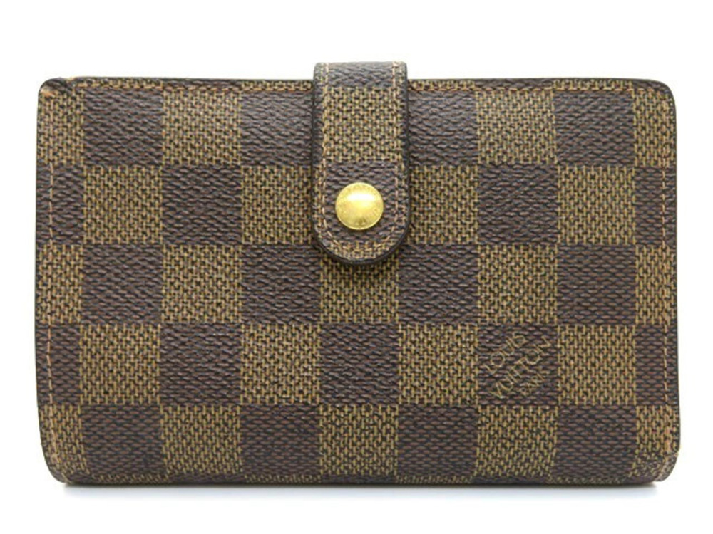 LOUIS VUITTON Bi fold Wallet Porte Monnaie Billet Viennois Damier